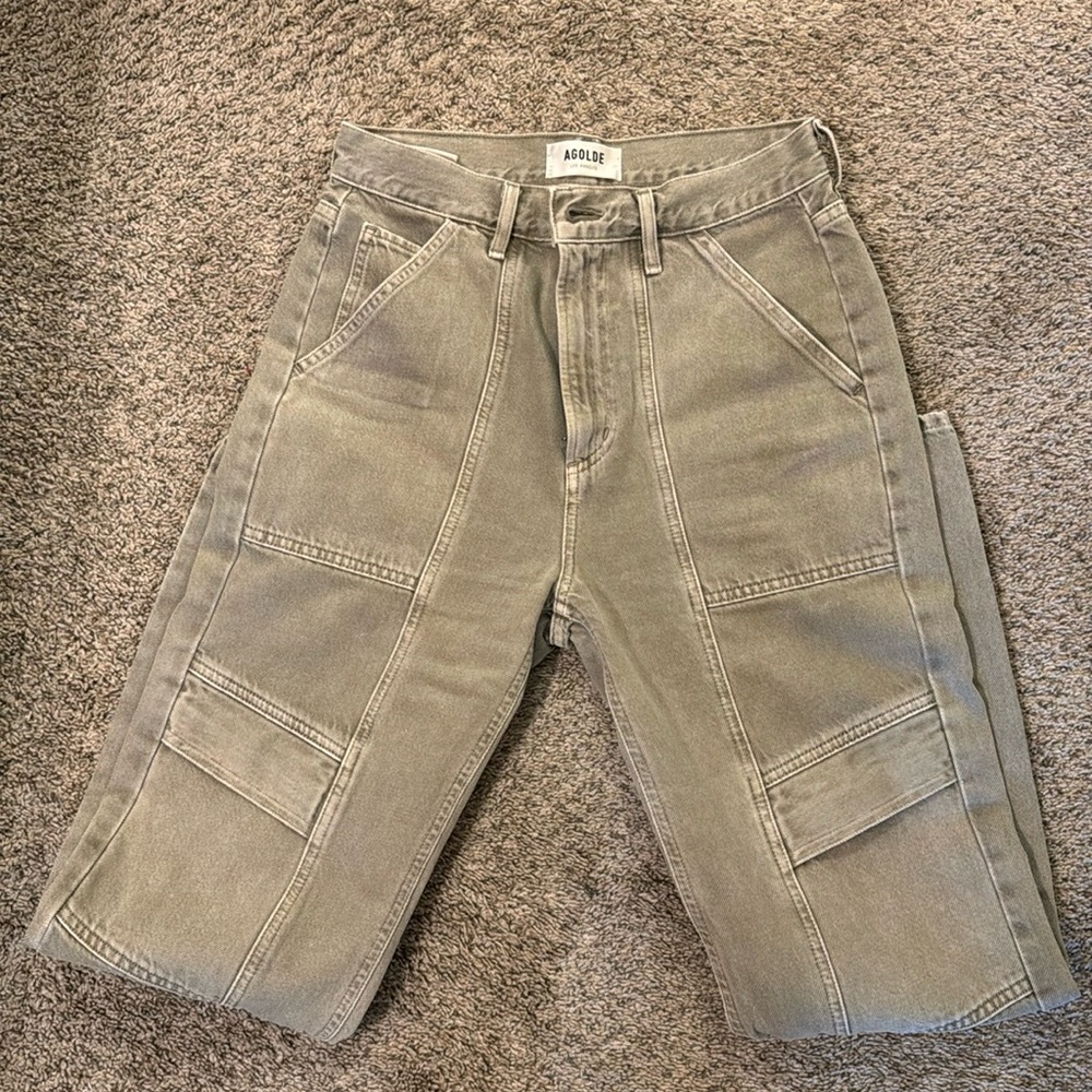 Agolde Cooper Cargo in drab size 25